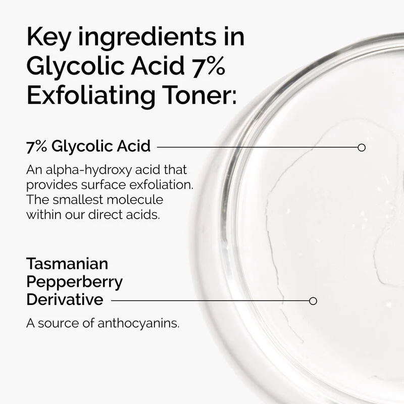 The Ordinary Glycolic Acid 7% Exfoliating Toner - 240ml (Canada version)